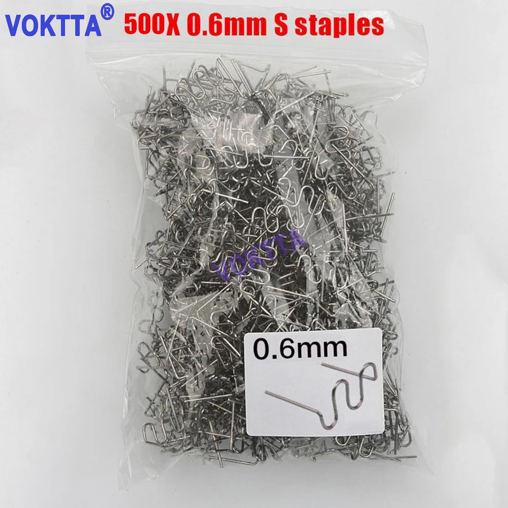 500 Pieces Hot Staples For Plastic Welding Machines Automotive Plastic Repair Machines  Repair Patch Bumper Repair Welding