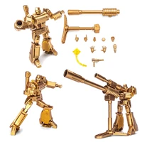 transformation toys newage na h9g gold small scale megatron pistol power megatron boxed model toys collectible hobby