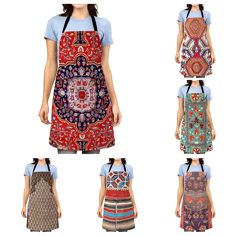 

Женский кухонный фартук в эстетике, оригинальный Детский водонепроницаемый фартук для официанта на заказ для девушек, мужской, маслостойки...