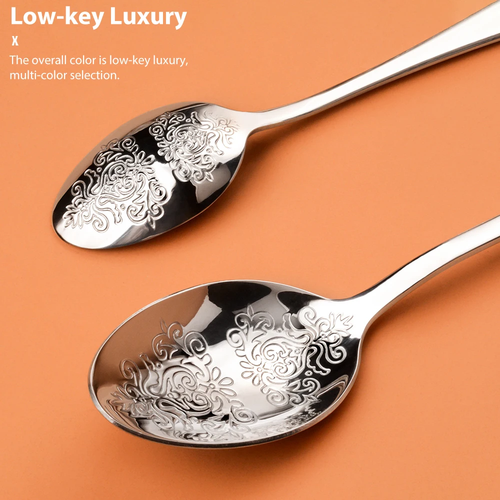 Набор столовых приборов в дворцовом стиле из нержавеющей стали | Дом и сад