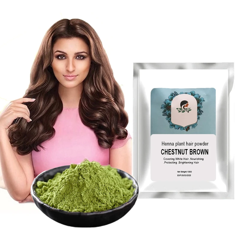 Hair Powder Indigo Brown Hair Dye Lawsonia Inermis