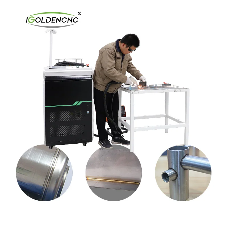 China Igoldencnc Optical Fiber Welding Machine Stainless Steel Seam for Sale