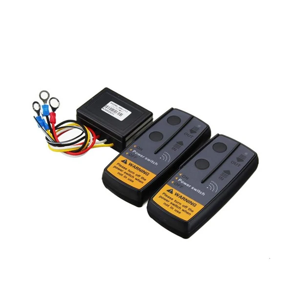 

12v 24v 2.4g 50m Universal Car Wireless Winch Crane Remote Control Controller With Twin Handset Remote Range