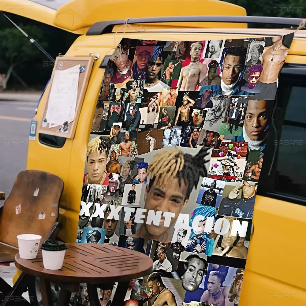 Хип-хоп Z-XXXTentacion Высококачественная баннерная печать Художественная атмосфера