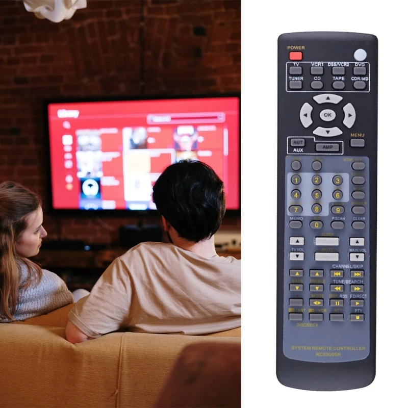 

RC5300SR Remote Control Repair Part for SR4600 SR5200 SR5300 SR5400 RC5300SR SR4200 SR4300 AV Receivers Replacement