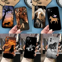 horse phone case for xiaomi note 10pro pocof3 x3 gt m3 m4pro x4pro redmi note 11 11t 11s 10 pro plus poco x3pro nfc