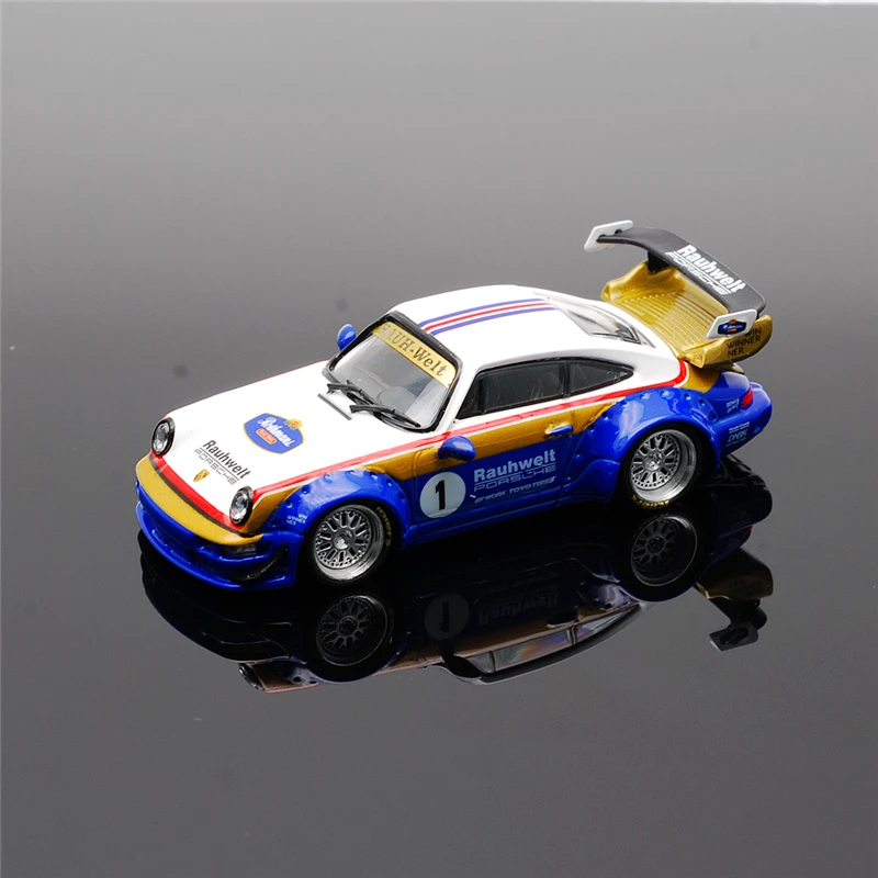 

Флитая модель автомобиля 1/64 RWB 964 Rothmans