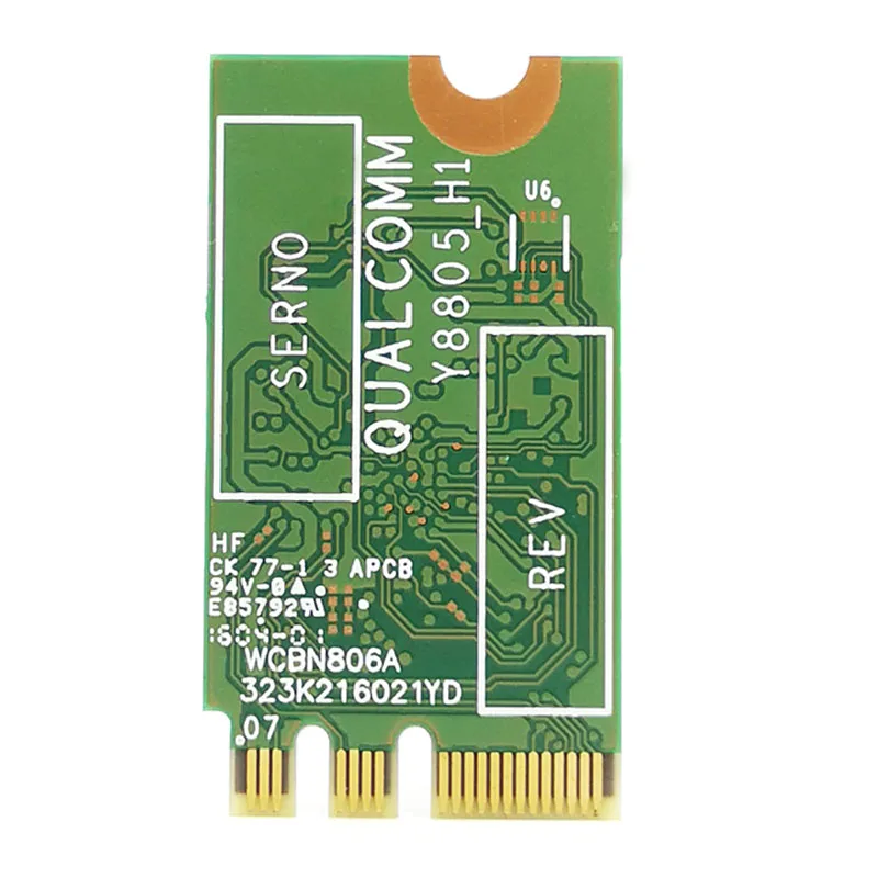 Карта беспроводного адаптера для Qualcomm Atheros QCA9377 QCNFA435 802.11AC 2 4G/5G NGFF WIFI CARD Bluetooth 4 1