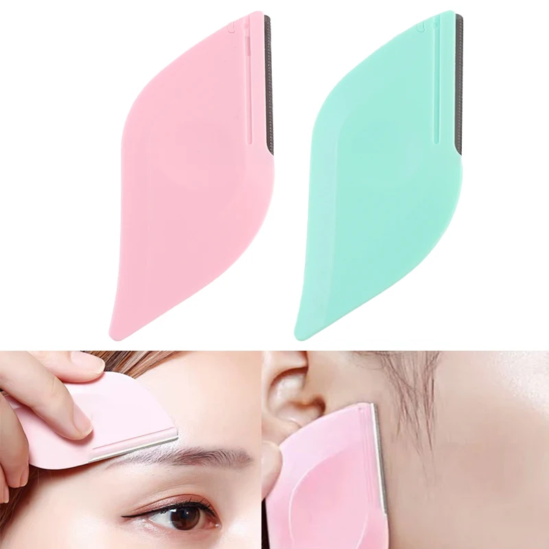 

Portable Eyebrow Trimmer Eyebrow Razor Shaver Blade Eye Brow Shaper Face Razor Facial Hair Remover Beauty Makeup Tools