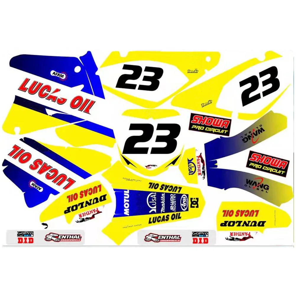 Наклейки для Suzuki RM 85 RM85 2001 2002 2003-2009 2010 2011 2012 2013 2014 2016 2015 2017 |