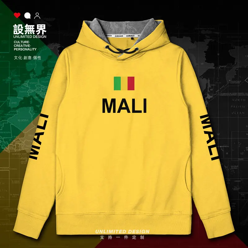 

Republic of Mali hoodie men sweatshirt sweat new hip hop streetwear tracksuit nation footballer sporting country MLI Malian