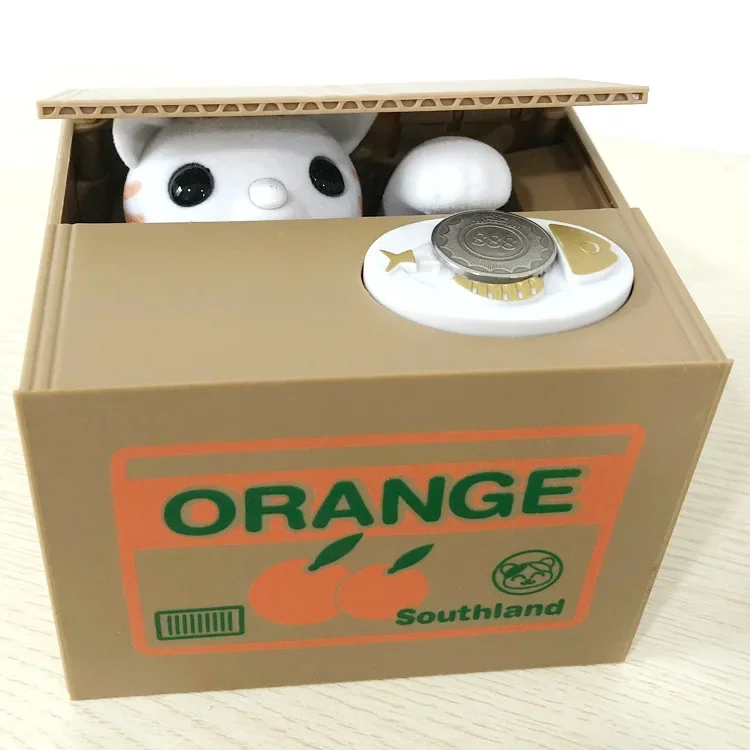 

Пластиковая автоматическая копилка панда