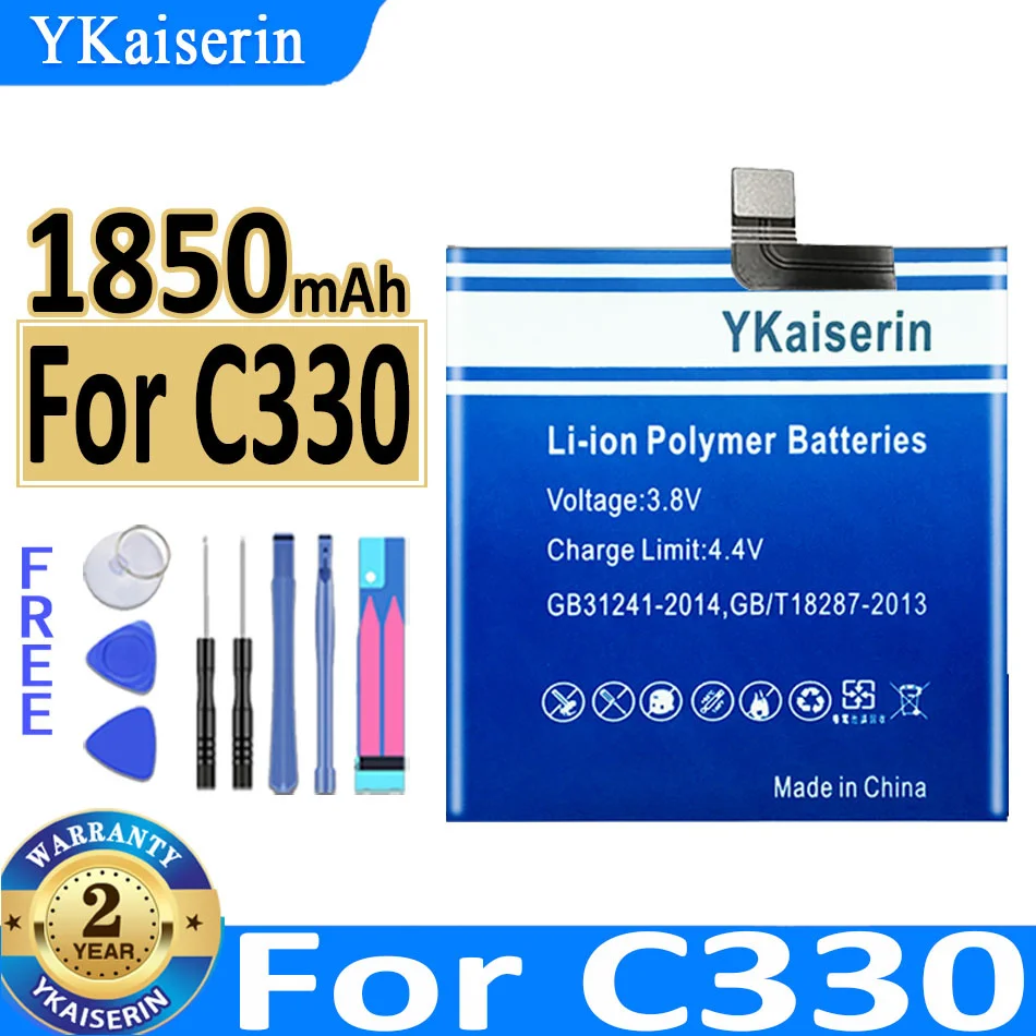 

1850mAh YKaiserin Battery for C330 Mobile Phone Batteries Bateria