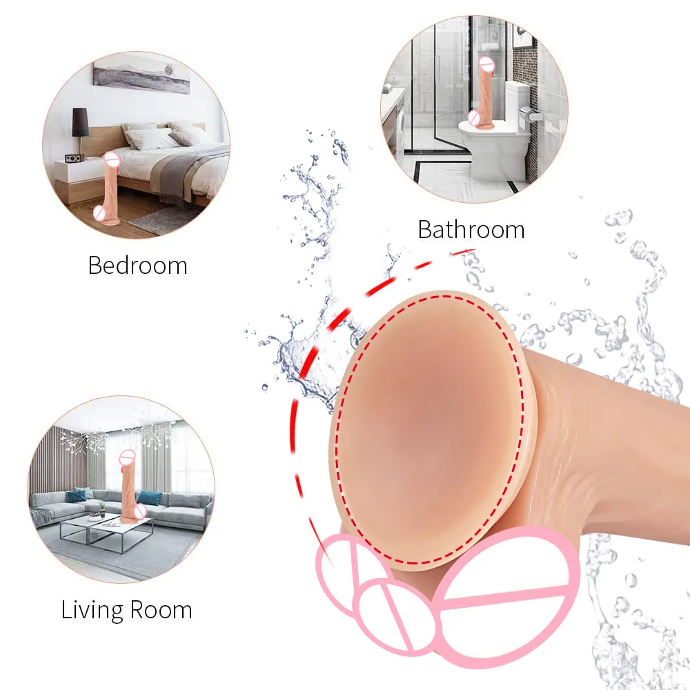 Фаллоимитатор для женщин и мужчин секс-игрушка взрослых реалистичные