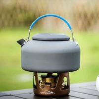 0 8l1 4l outdoor aluminum teapot kettle lightweight coffee pot for hiking backpacking camping cookware