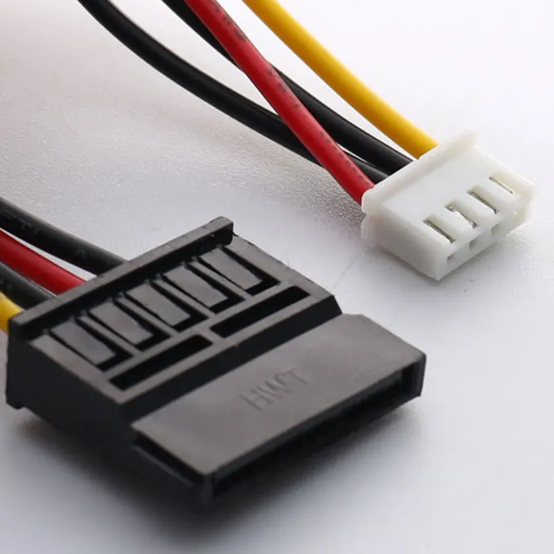 Кабель питания для жестких дисков SATA 15 Pin мама к 4 FDD XH2.54mm sata-/VH3.96mm sata- |