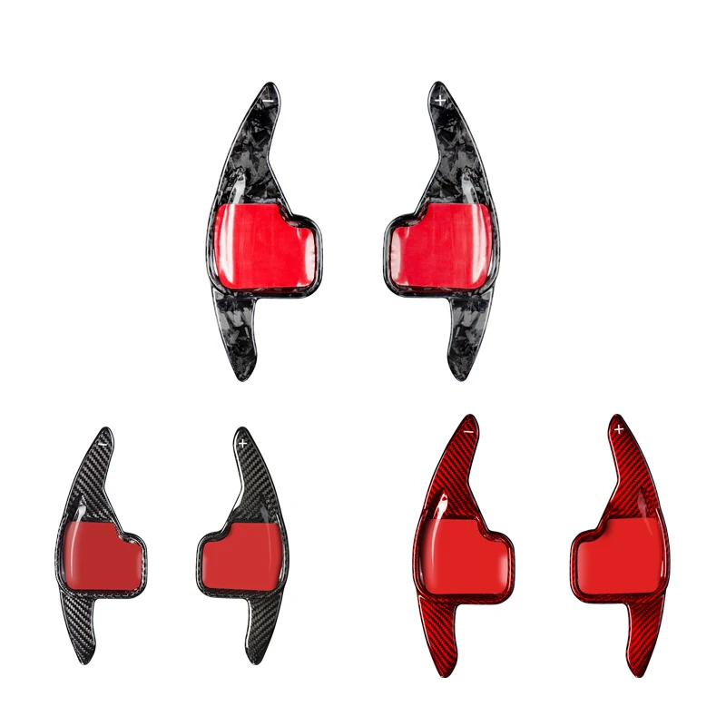 

Forged carbon fiber Automotive Interior Steering wheel Shift paddles Gear plate For BMW 2 3 4 5 X1 X4 6 7 Series F30 F22 F32 F10