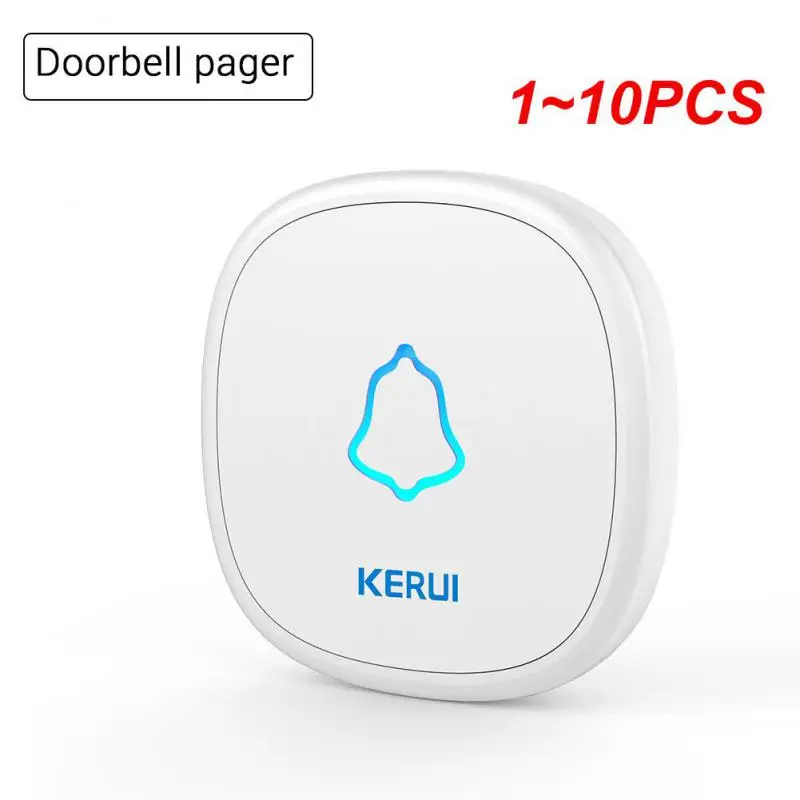 

Водонепроницаемая сенсорная кнопка дверного звонка, 1-10 шт., беспроводная Аварийная кнопка SOS, 433 МГц, аксессуары для сигнализации KERUI Doorbel, система сигнализации