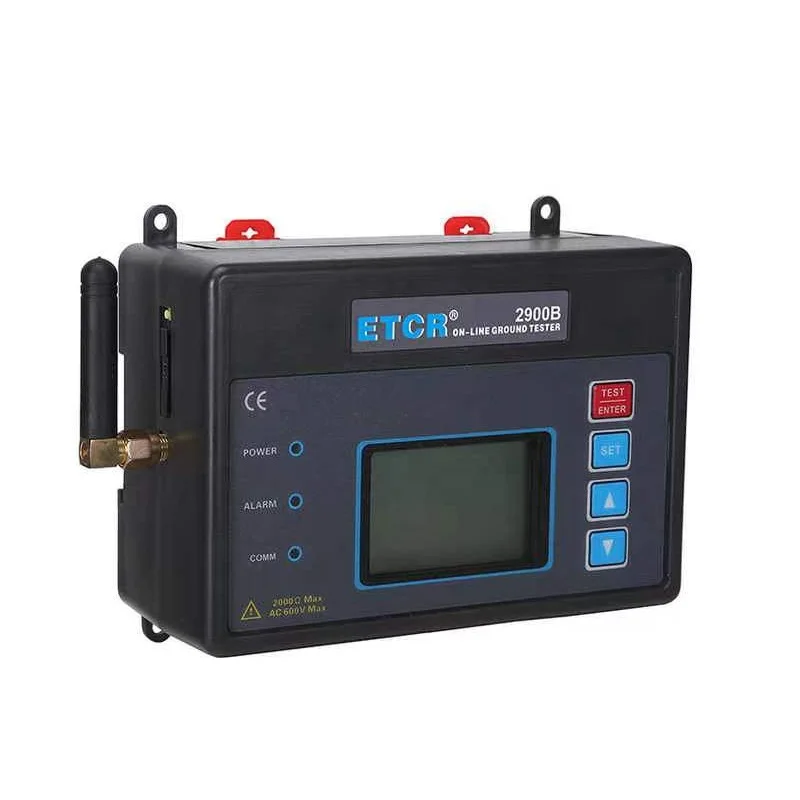 ETCR2900B GPRS Сопротивление земли Онлайн-тестер заземления 2000 Ом Измеритель
