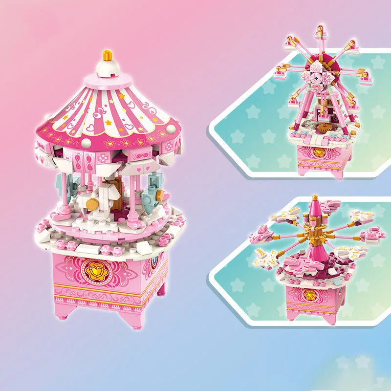 Аниме Keeppley сборные строительные блоки Dreamland музыкальная шкатулка женская модель