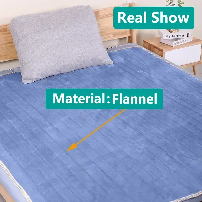 Фланелевое Дистанционное тепловое одеяло для 9 человек электрическое двойное