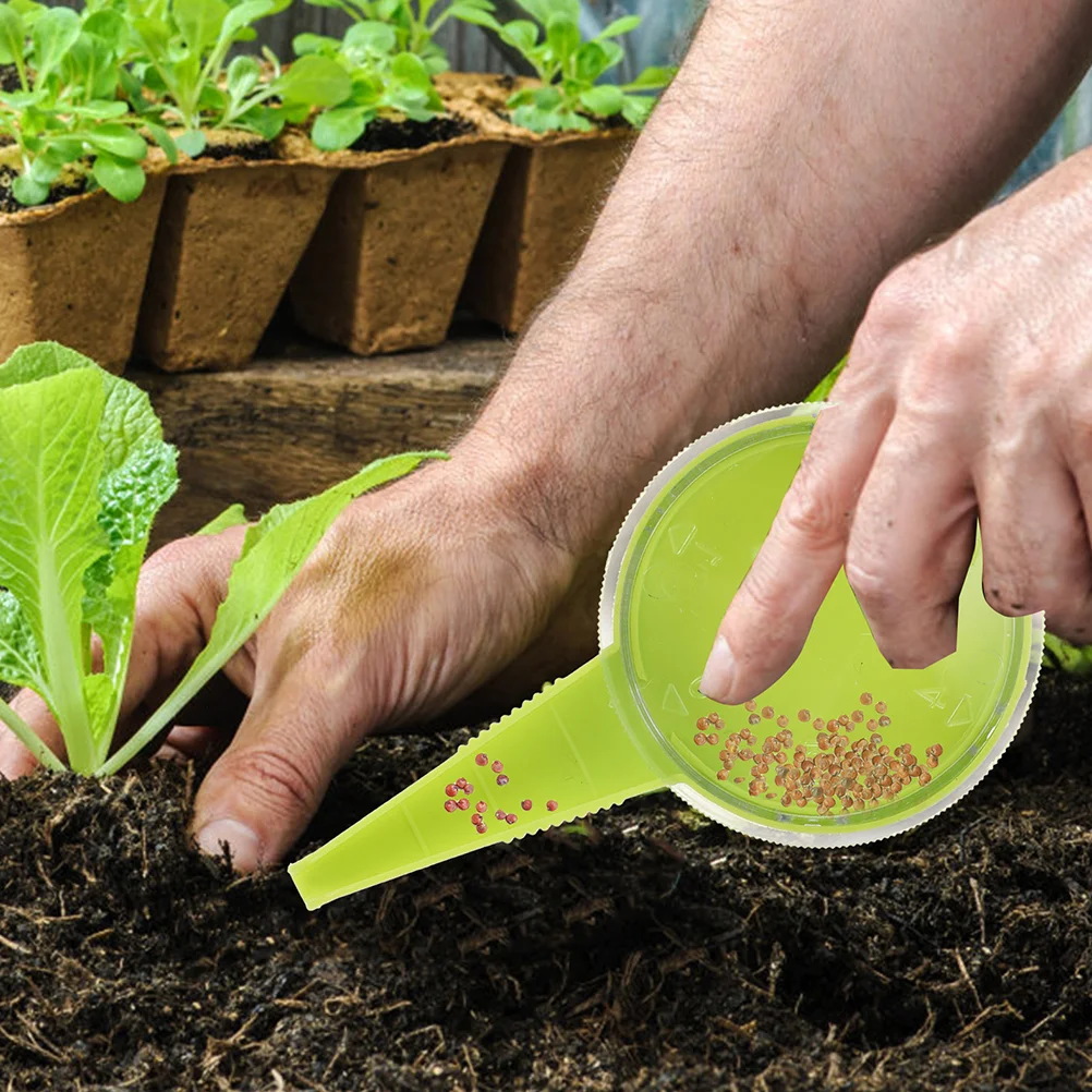 

Garden Tool Set Hand Sowing Spreader Plastic Pots Flowerpot Dispenser Sower
