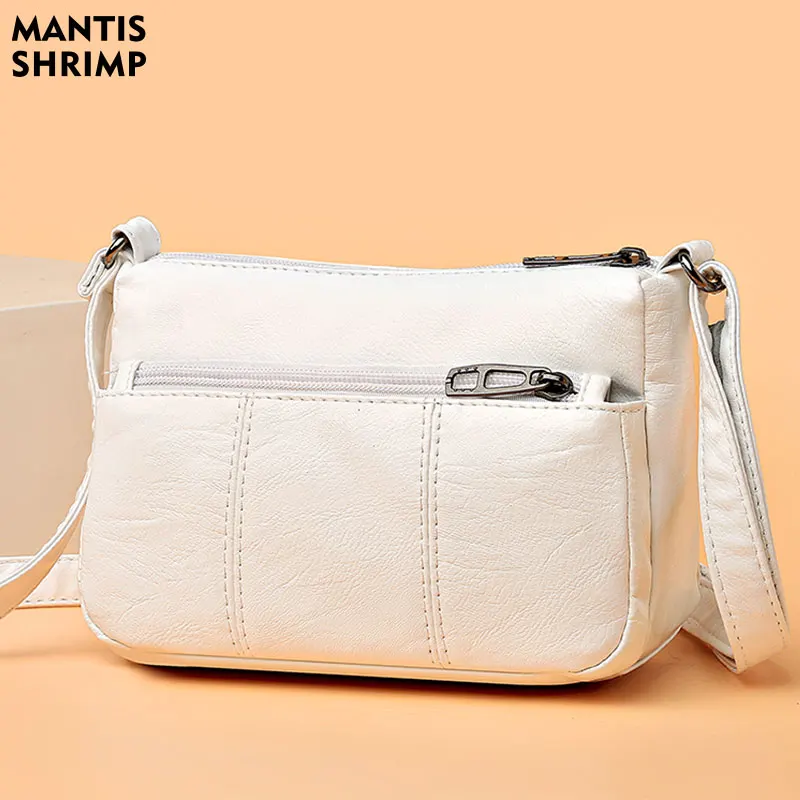 

Women Bag New Vintage Crossbody Bags for Women Fashion Shoulder Bag Soft PU Leather Handbag Lady Messenger Sac A Main Femme