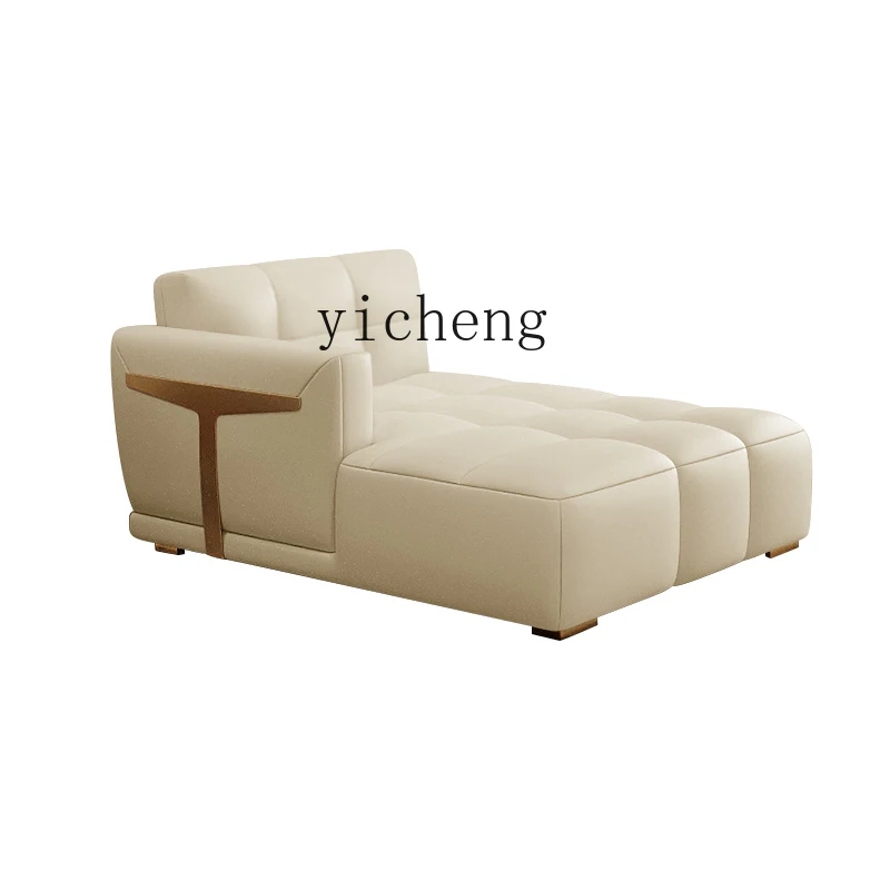 

Кожаный шезлонг для дивана ZC, кресло-шезлонг для отдыха на боку, для дома, маленькой квартиры, гостиной, одноместное кресло-шезлонг для обеда