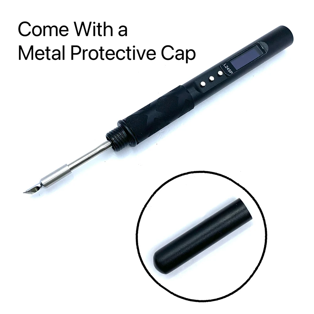 

PD 65W Soldering Pen Aluminum Alloy CNC Shell L245P Mini Soldering Iron Station Multi-function DC 90W for DIY Electrical Repairs