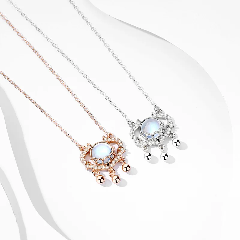 

Authentic 925 Sterling Silver Longevity Lock Pendant Chain Necklaces For Girl Women Wedding Party Jewelry Gift