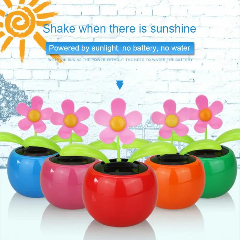 

Car Interior Ornaments Sun Flower Shaking Head Ornament Flower Car Dashboard Ornaments Swinging Toy Car Accessories