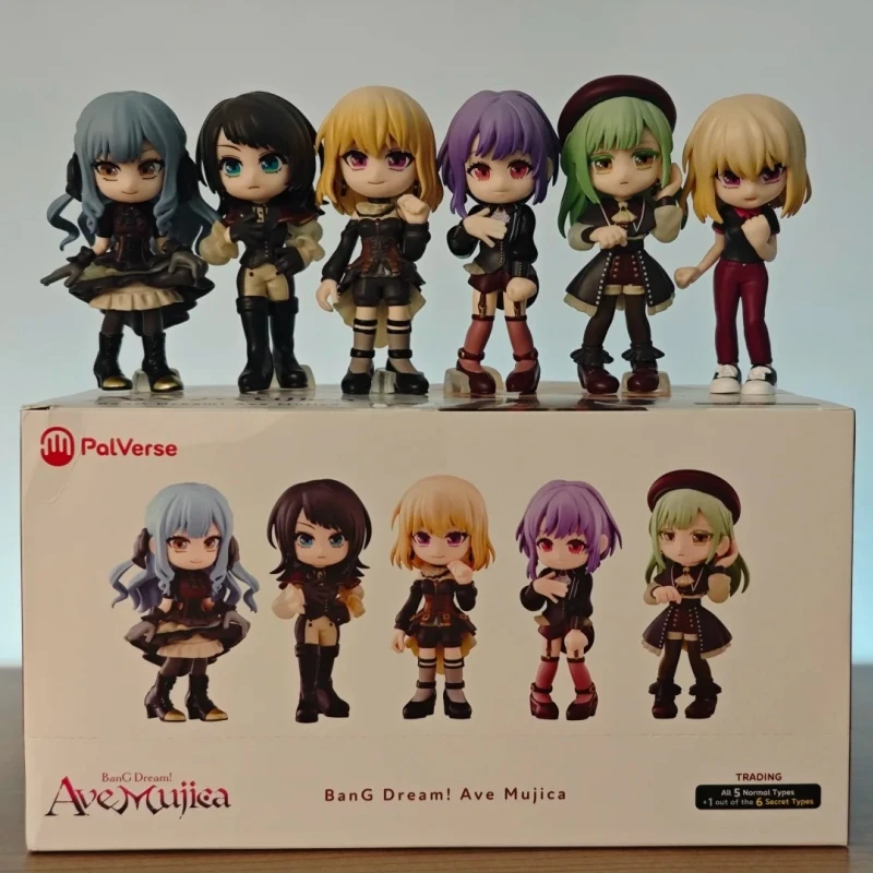 Фото Оригинальный Bushiroad Bang Dream! Коллекционные фигурки Ave Mujica Palverse в Q-версии, аниме-модели, украшение для рабочего стола, полный набор, подарок №2
