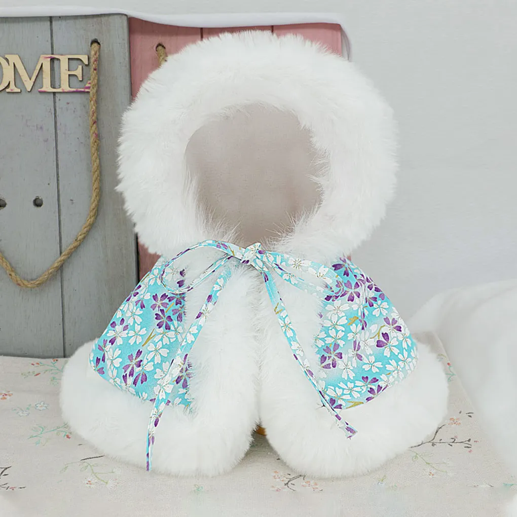 

20CM Doll Cape Loose Tied Rope General Comfortable Toy Cloak Cotton Multi Colors Clothing Accessories Kids Birthday Gift