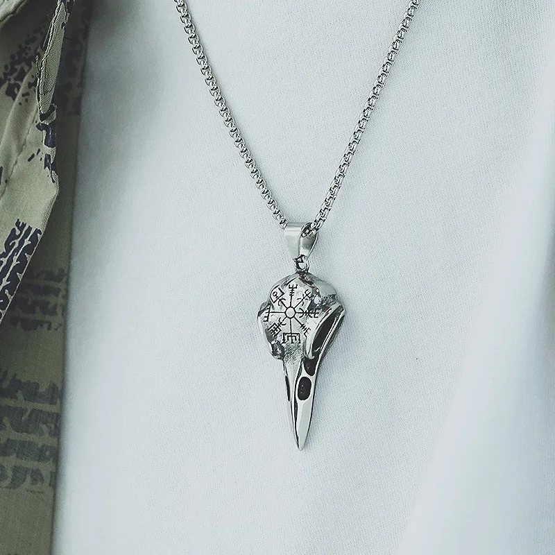 Мужская винтажная подвеска в виде черепа из нержавеющей стали | Украшения и