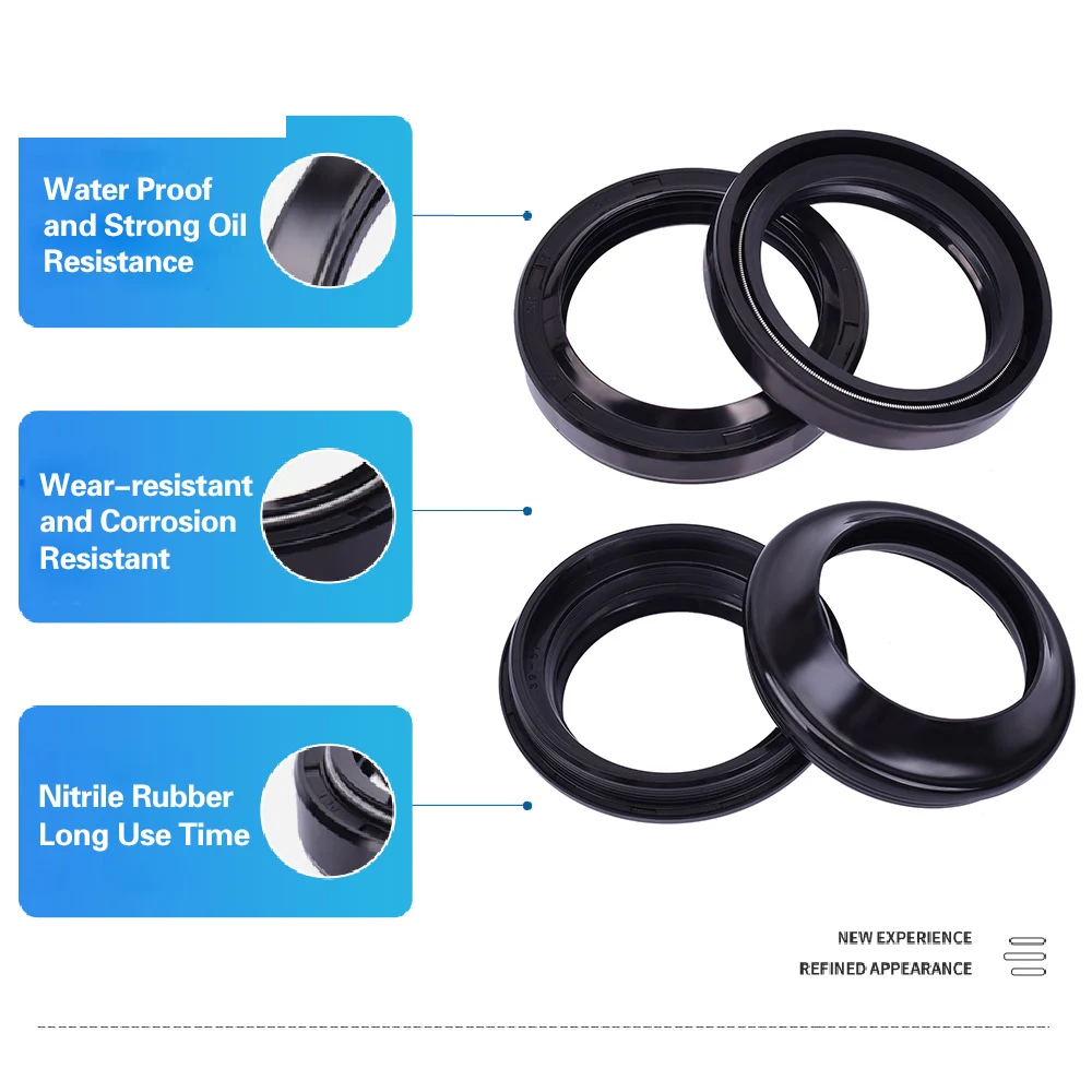 

39x51x8 Motor Bike Front Fork Oil Seal 39 51 Dust Cover For Yamaha FZ750 FZ 750 1AE-23145-00 For OSSA FACTORY 300 R 2015 39 TECH