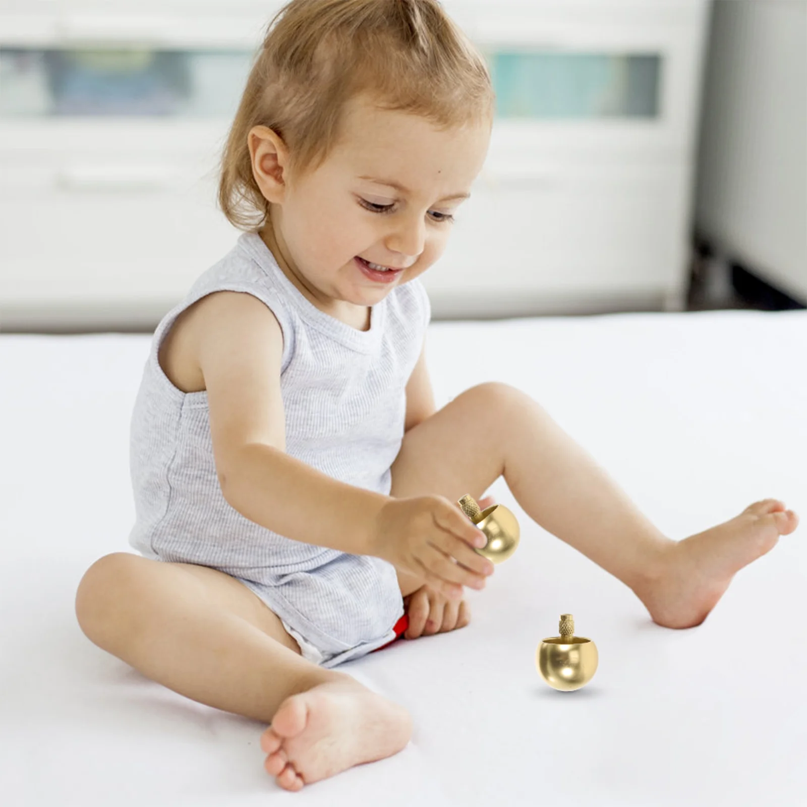 

Gyro Metal Toy Child Educational Toy Automatic Flipping Toy Fun Gift for Kids