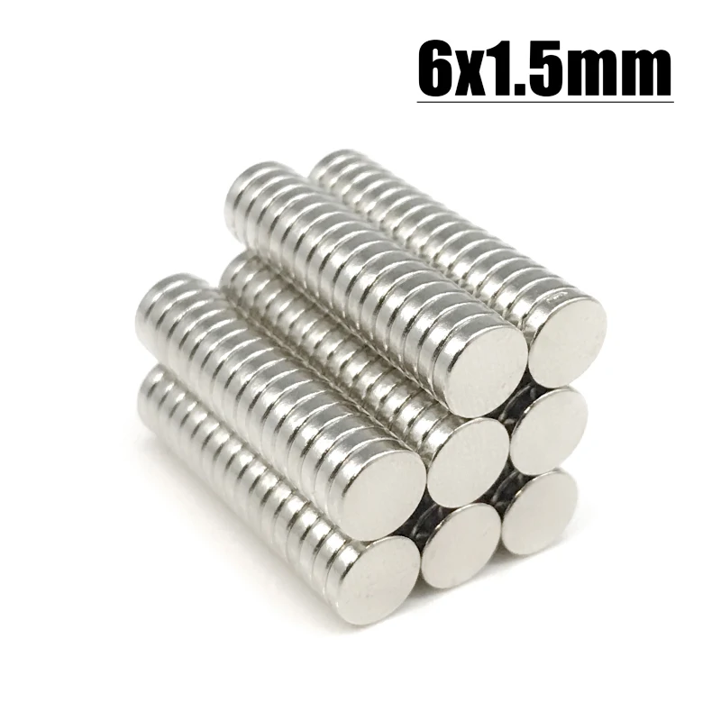 Неодимовый магнит 6x1 5 мм 10-10000 шт