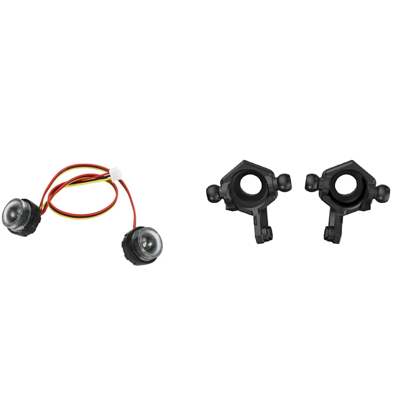 

1X Front LED Light For SG 1603 SG 1604 SG1603 SG1604 1/16 RC Car Spare Parts & 2Pcs Front Steering Cup Wheel Seat-Drop Ship