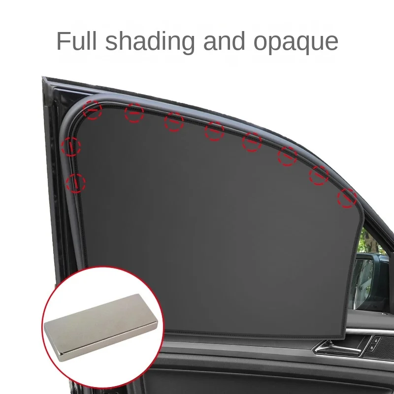 

Car Sun Curtain Anti UV Magnetic SunShade Car Foldable Side Window Sun Protection Magnetic Suction Type Opaque Car Sunshade