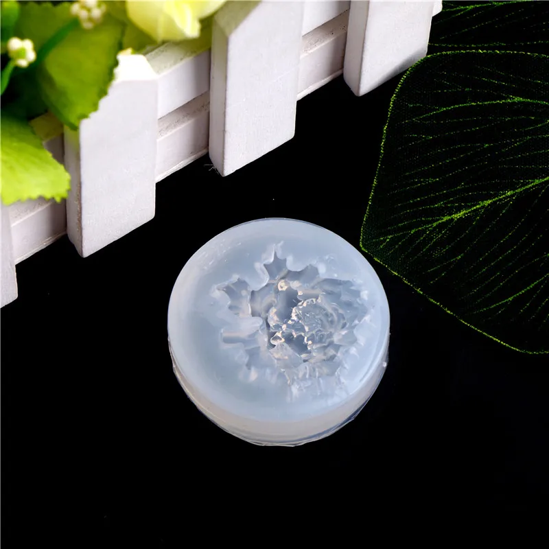 Креативная цветочная роза в форме силиконовой формы для помадки мыла торта