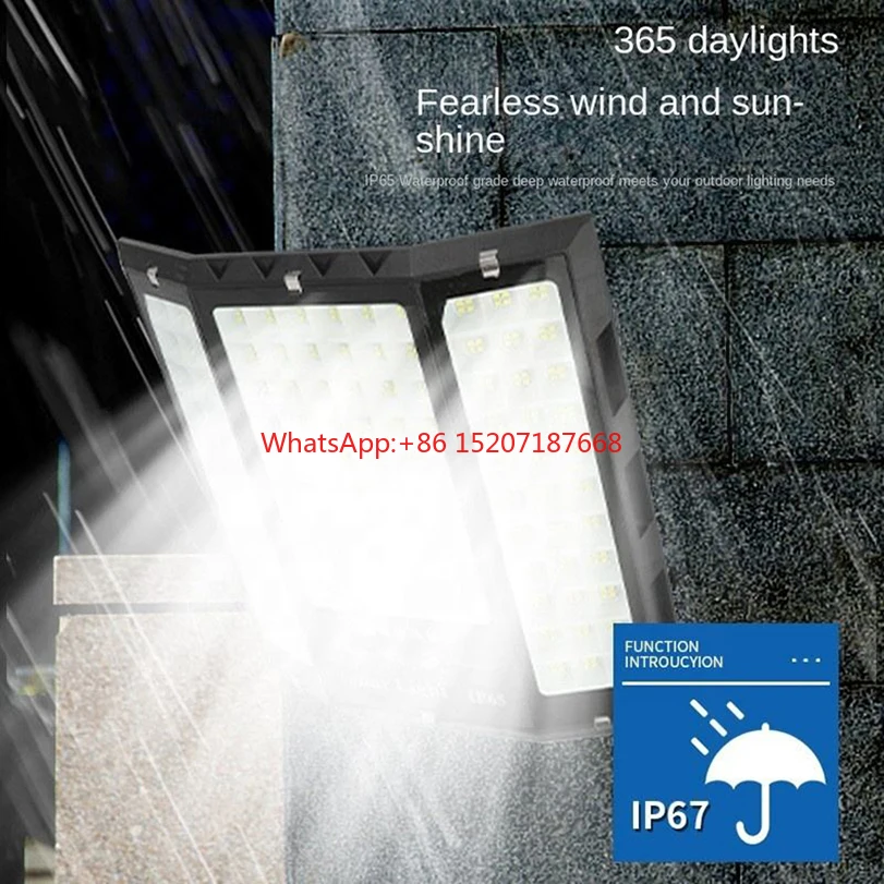 2000 Вт 4000 8000 фонарь с солнечной батареей внешний водонепроницаемый отражатель