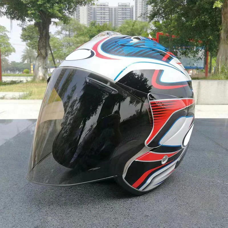 

Open Face Half Helmet SZ-Ram3 Peder Blue Motorcycle Helmet Riding Motocross Racing Motobike Helmet