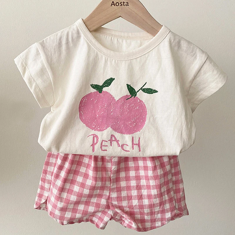 Детский летний костюм Модный комплект детской одежды для мальчиков милый