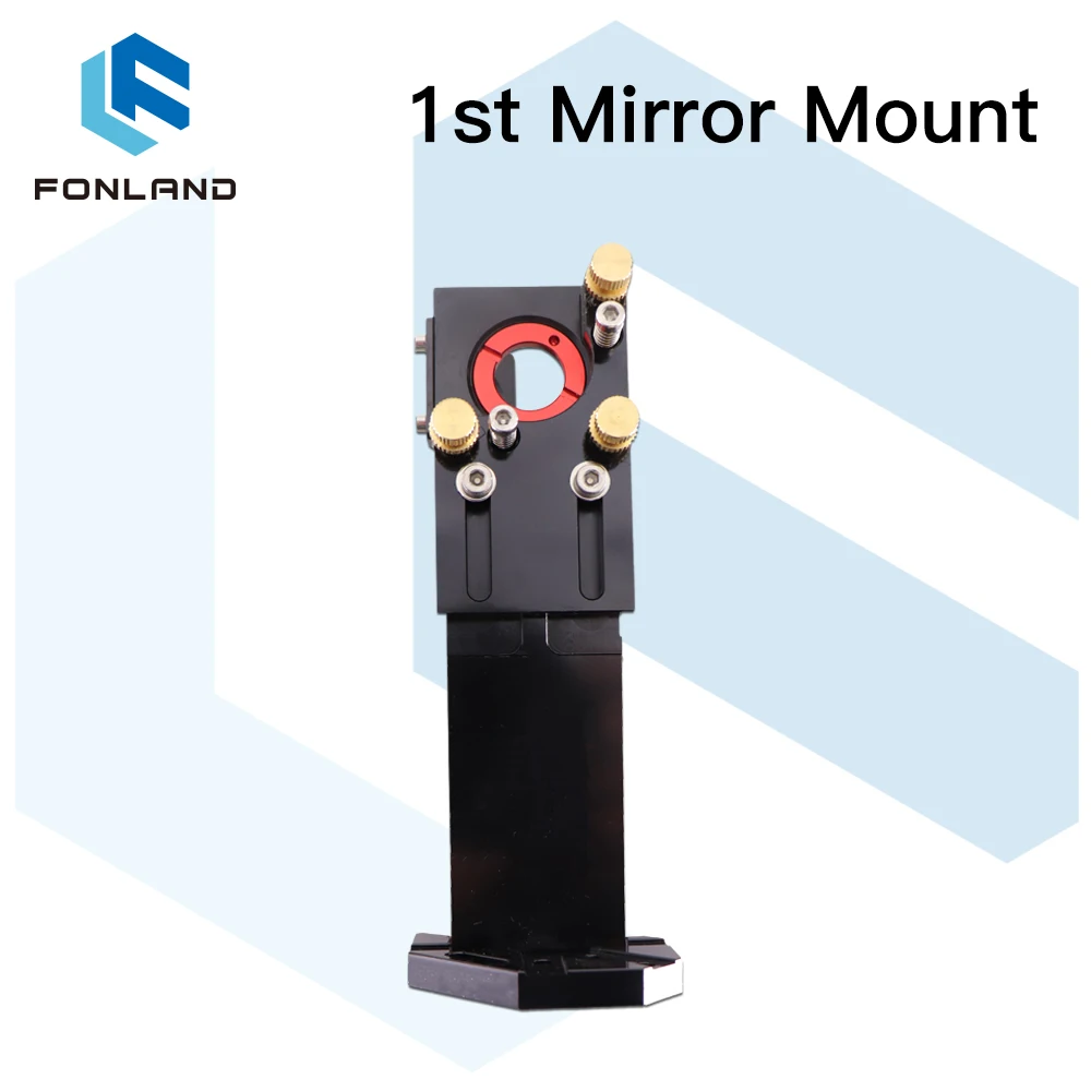 FONLAND CO2 First Reflection Mirror 25mm Mount Support Integrative Holder for Laser Engraving Cutting Machine