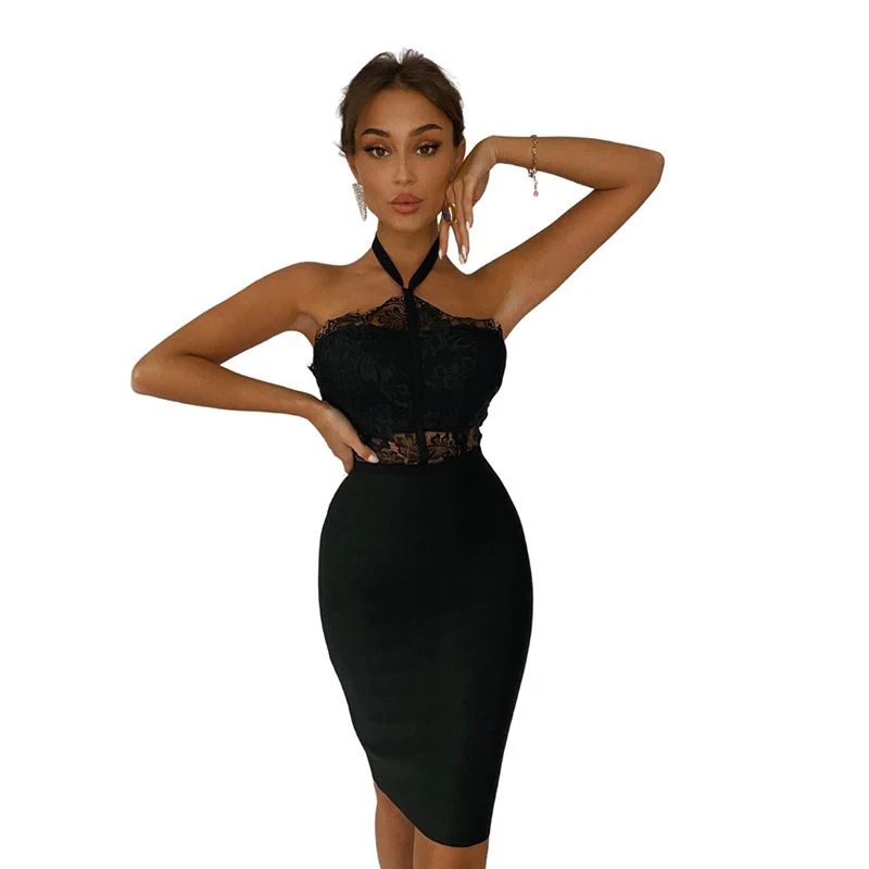 Женское пляжное платье-туника парео с открытой спиной и кружевом лето 2022 |