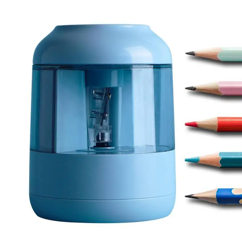 Sharpeners Battery Operated Automatic Electric Pencil Sharpener Machine Eye Pencil Sharpener Student Heavy Duty Pencil