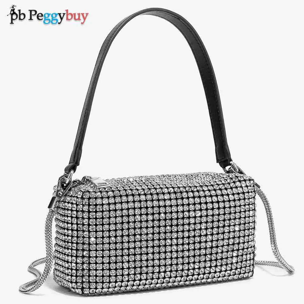 

Модный Элегантный женский Вечерний Клатч стразы, блестящие сумки для ужина, свадьбы, Наплечная Сумка для женщин