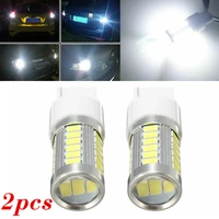 2x car reverse light turn signal lamp led t20 dual filament drl side light super white bulbs w215w 7443 5630 33smd headlight