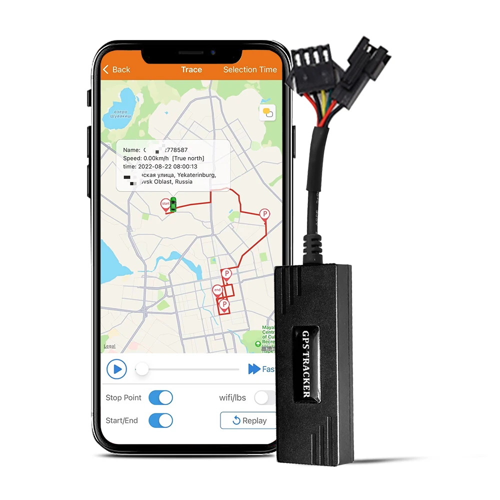 

Мини-GPS-трекер для автомобиля и мотоцикла, 2G, GSM, с сигналом SOS