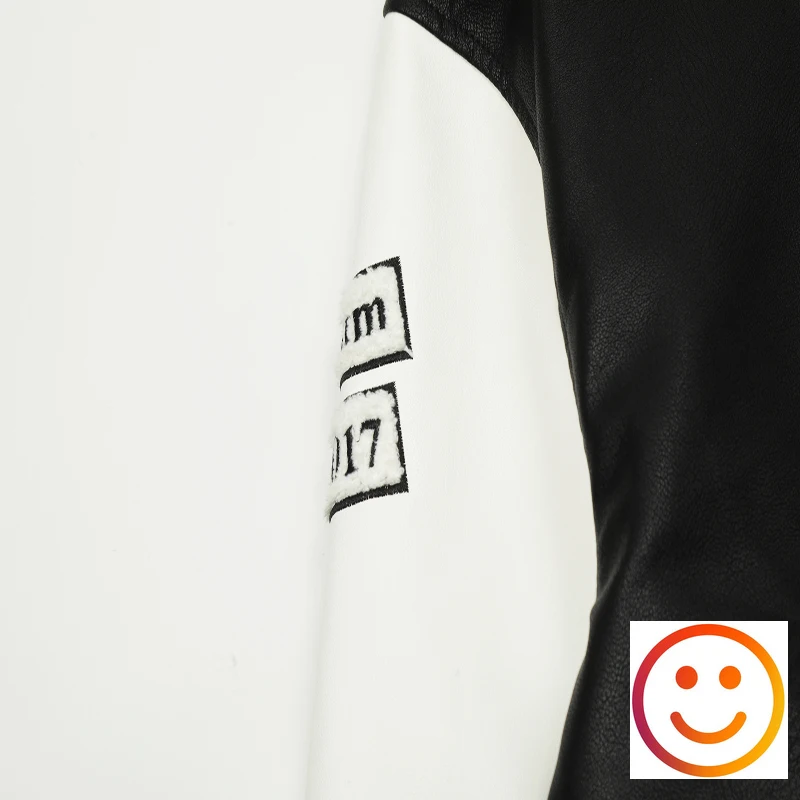 2024 Vandythepink полотенце с цветочной вышивкой мужская куртка кожаная Лоскутная